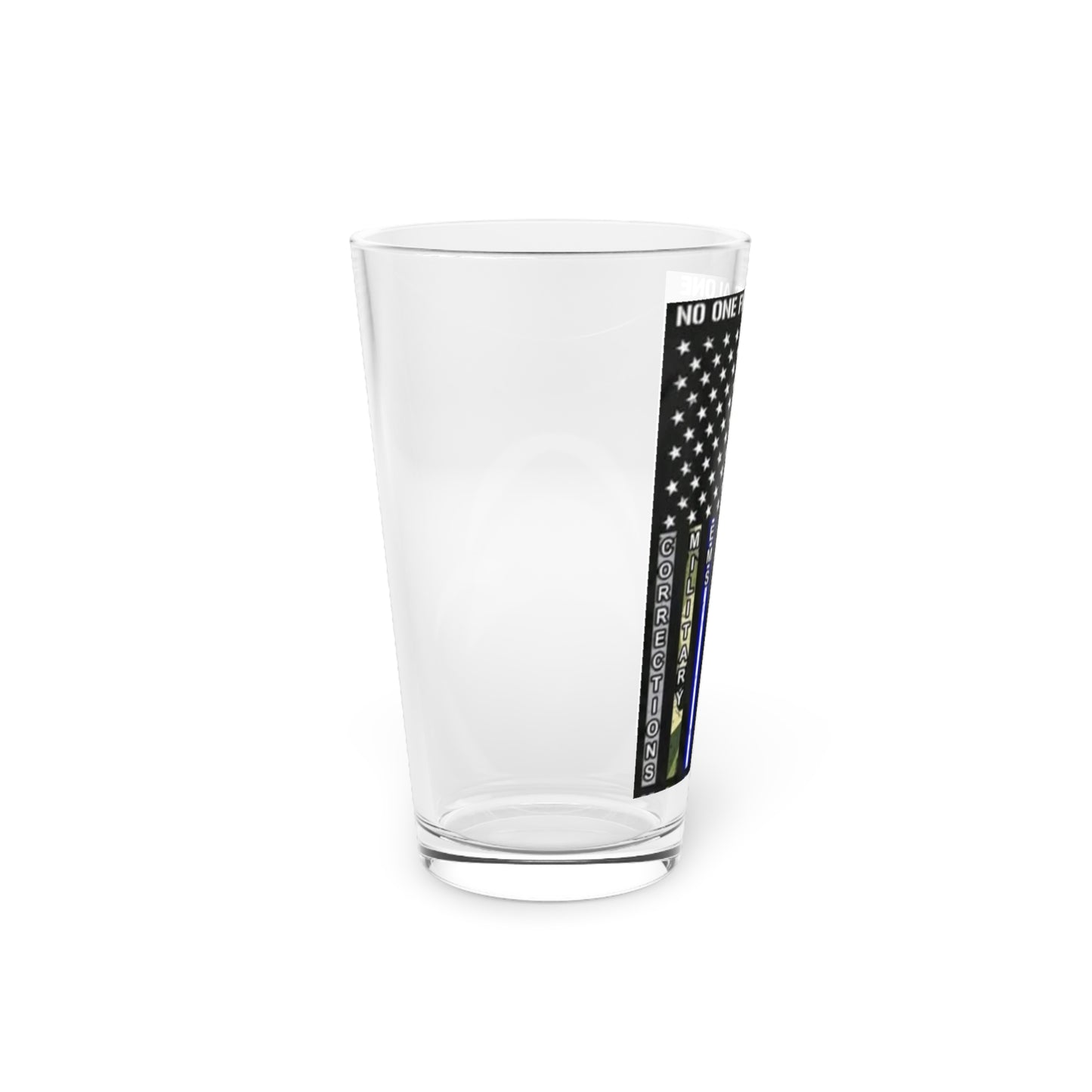 No One Fights Alone Drinking Glass