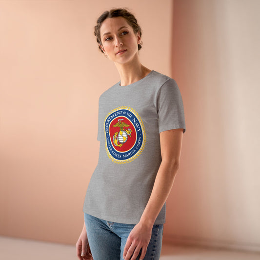 US Marine Corps Women's Short Sleeve Crewneck Tee