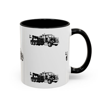 Heavy Tow Truck 2-Tone Coffee Mug