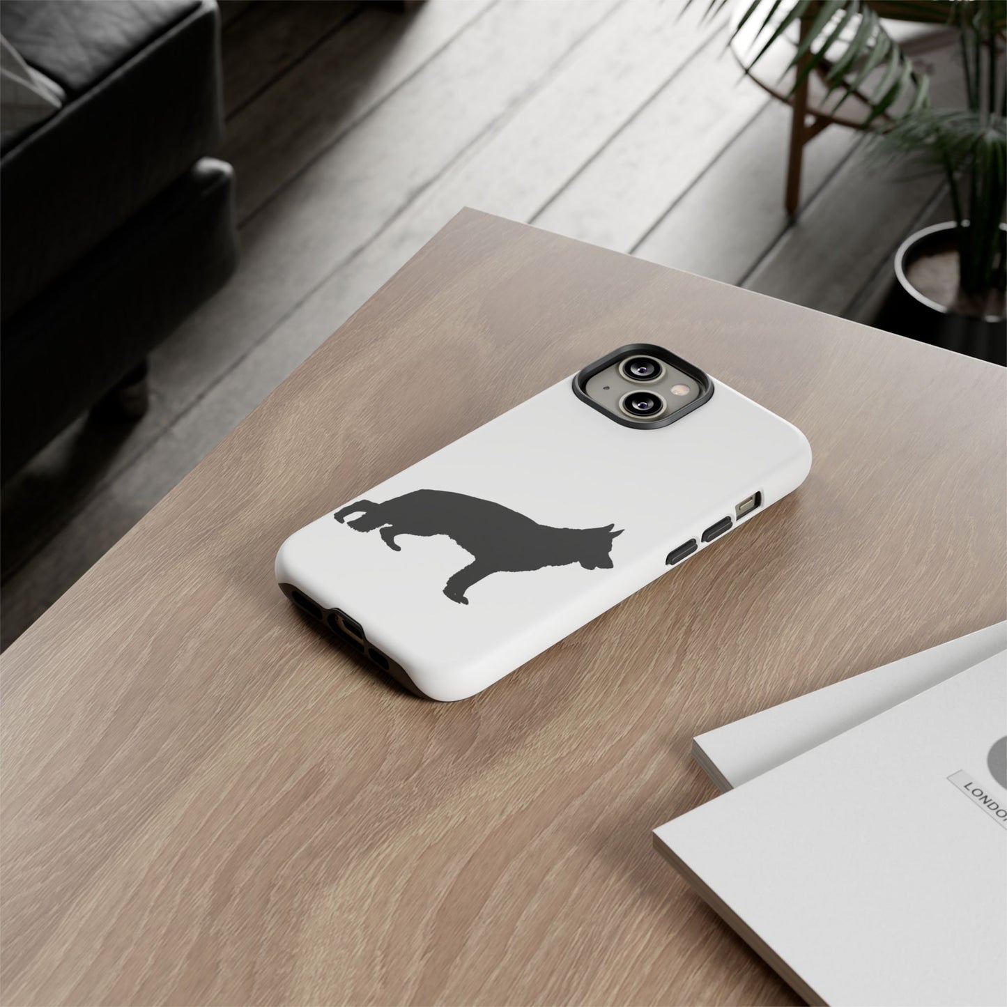 German Shepherd Silhouette iPhone Case