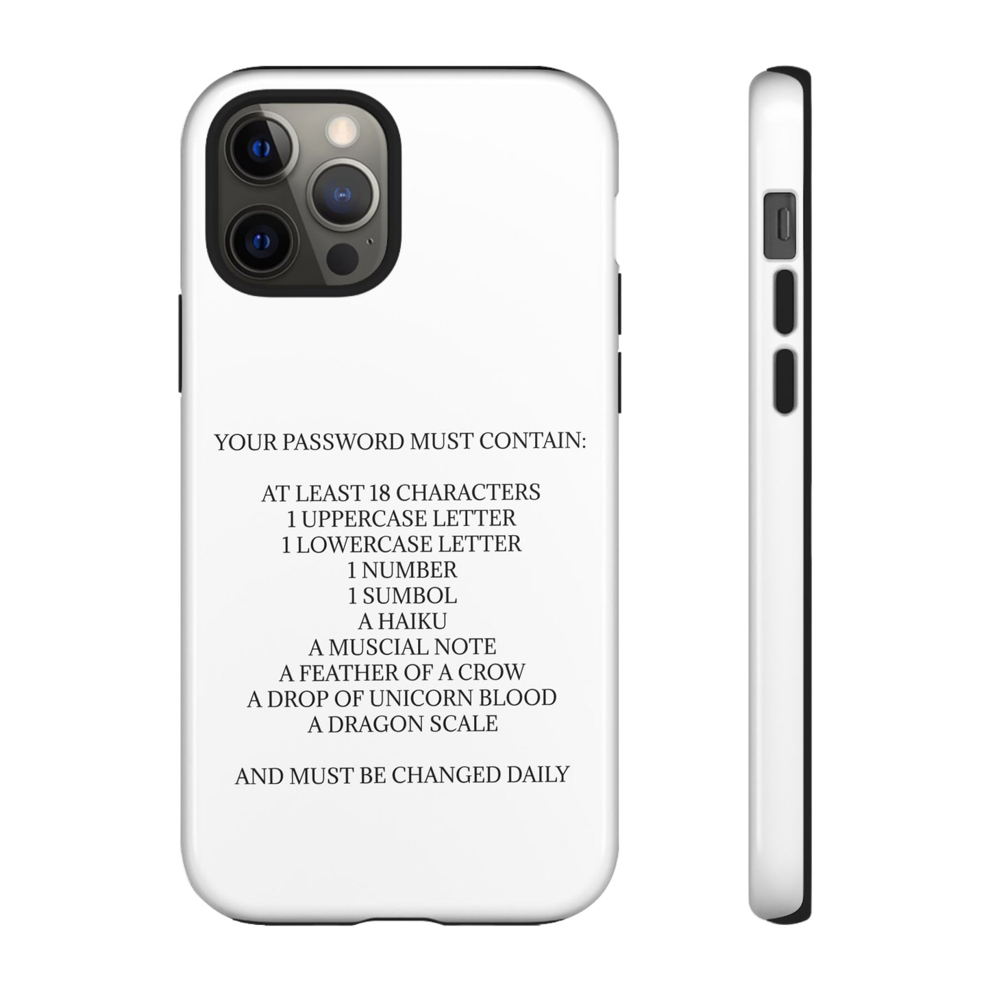 Password iPhone Case