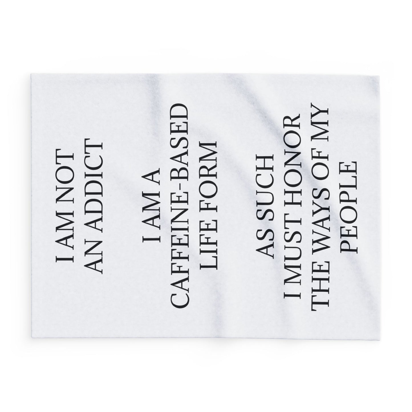 Not An Addict Arctic Fleece Blanket