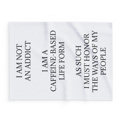 Not An Addict Arctic Fleece Blanket