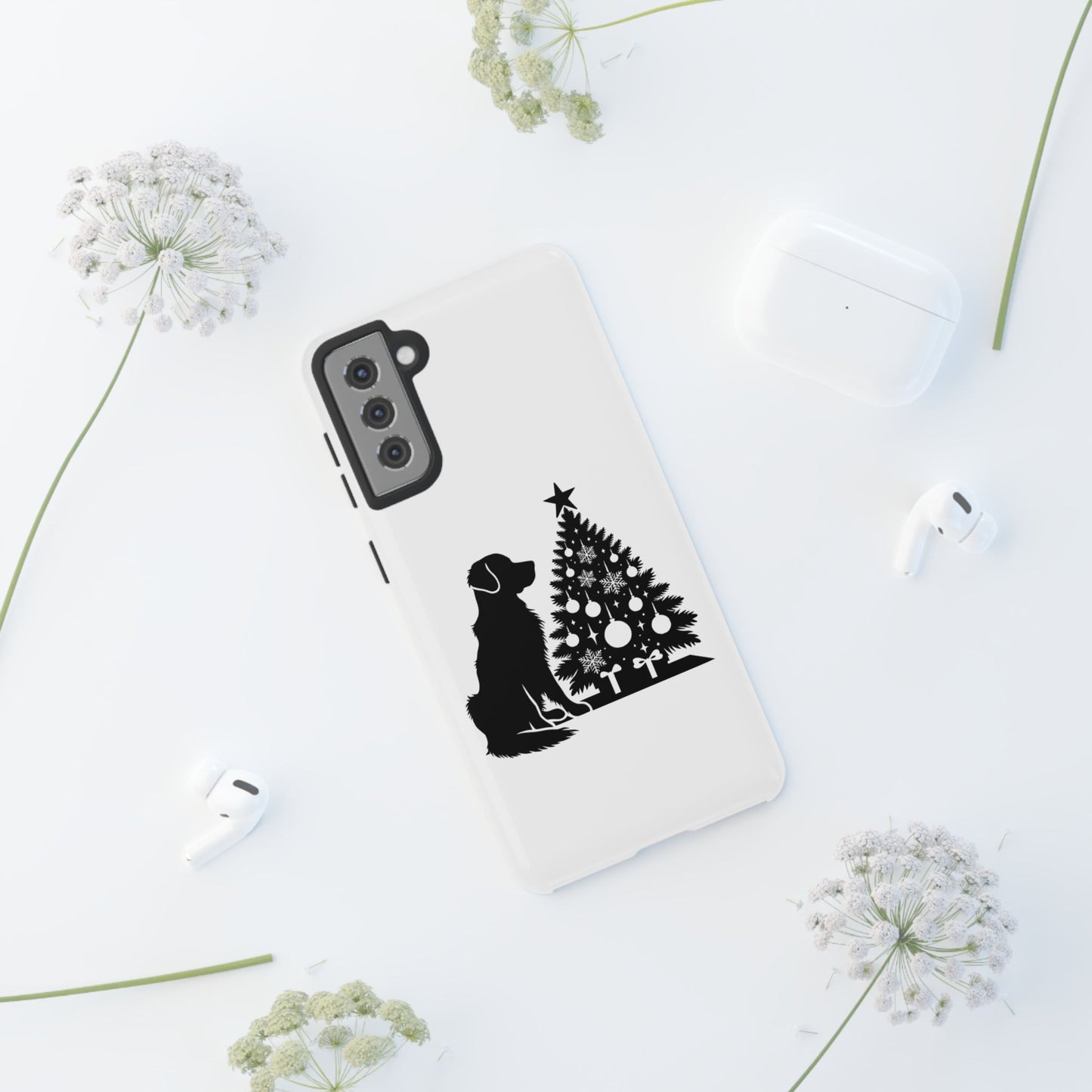 Golden Christmas Tree Samsung Case