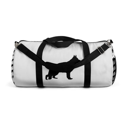 German Shepherd Silhouette Duffel Bag