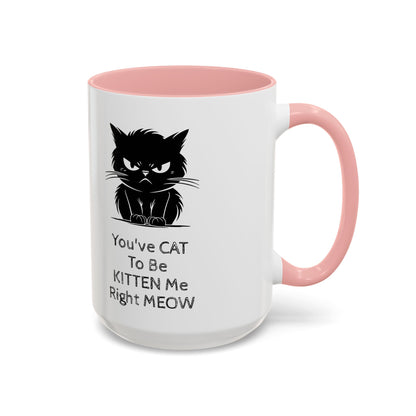 Kitten Me 2-Tone Coffee Mug
