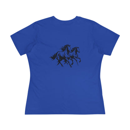 Horsin' Around Women's Short Sleeve Crewneck Tee