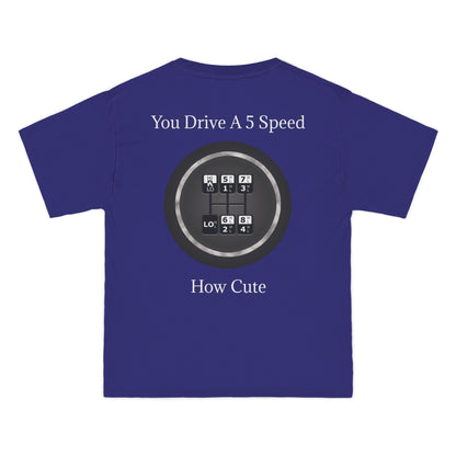 5 Speed How Cute Men's Short-Sleeve Crewneck Tee
