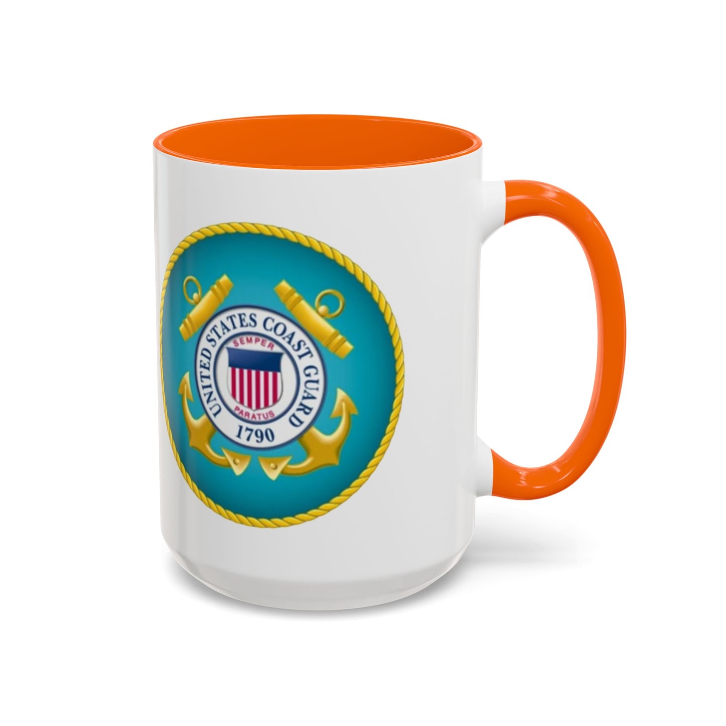 US Coast Guard 2-Tone Coffee Mug