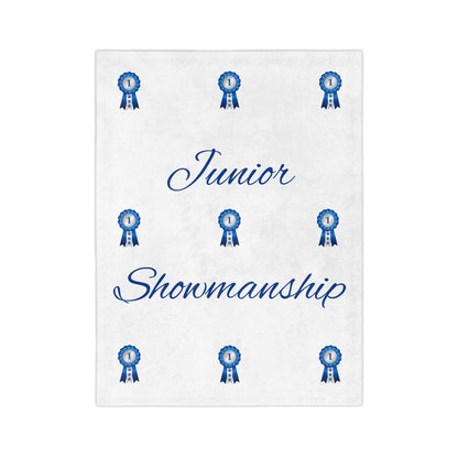 Junior Showmanship Velveteen Microfiber Blanket