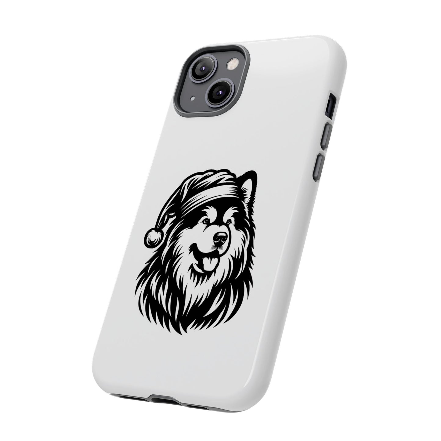 Santa Paws Malamute iPhone Case