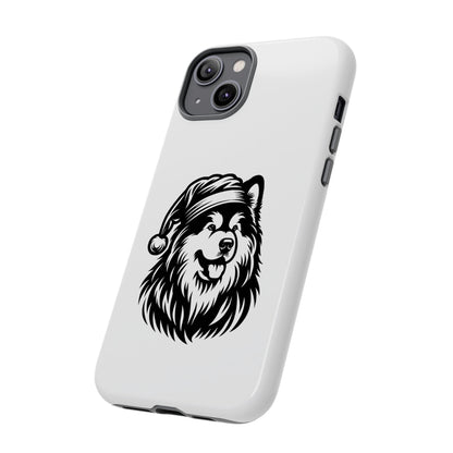 Santa Paws Malamute iPhone Case