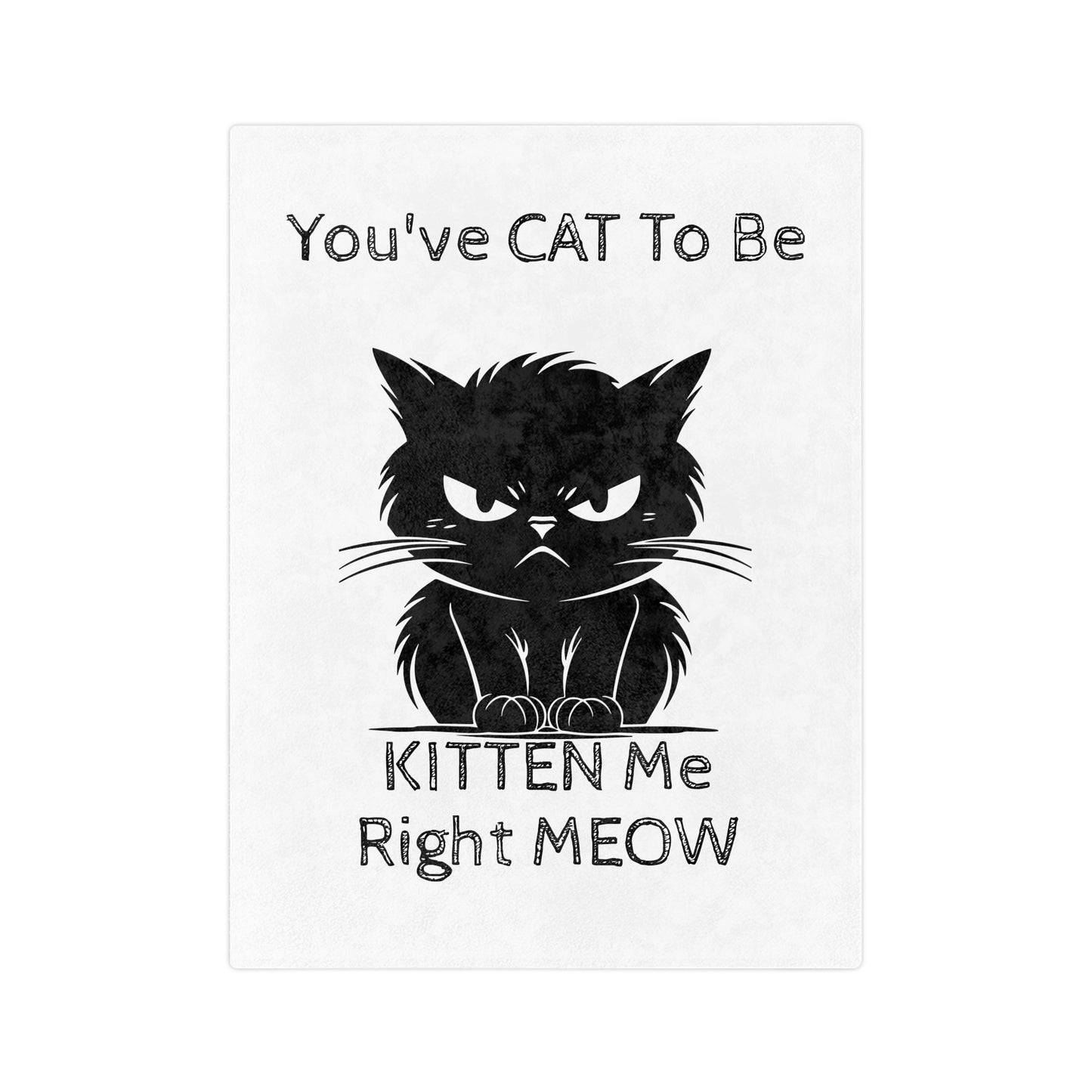 Kitten Me Velveteen Microfiber Blanket