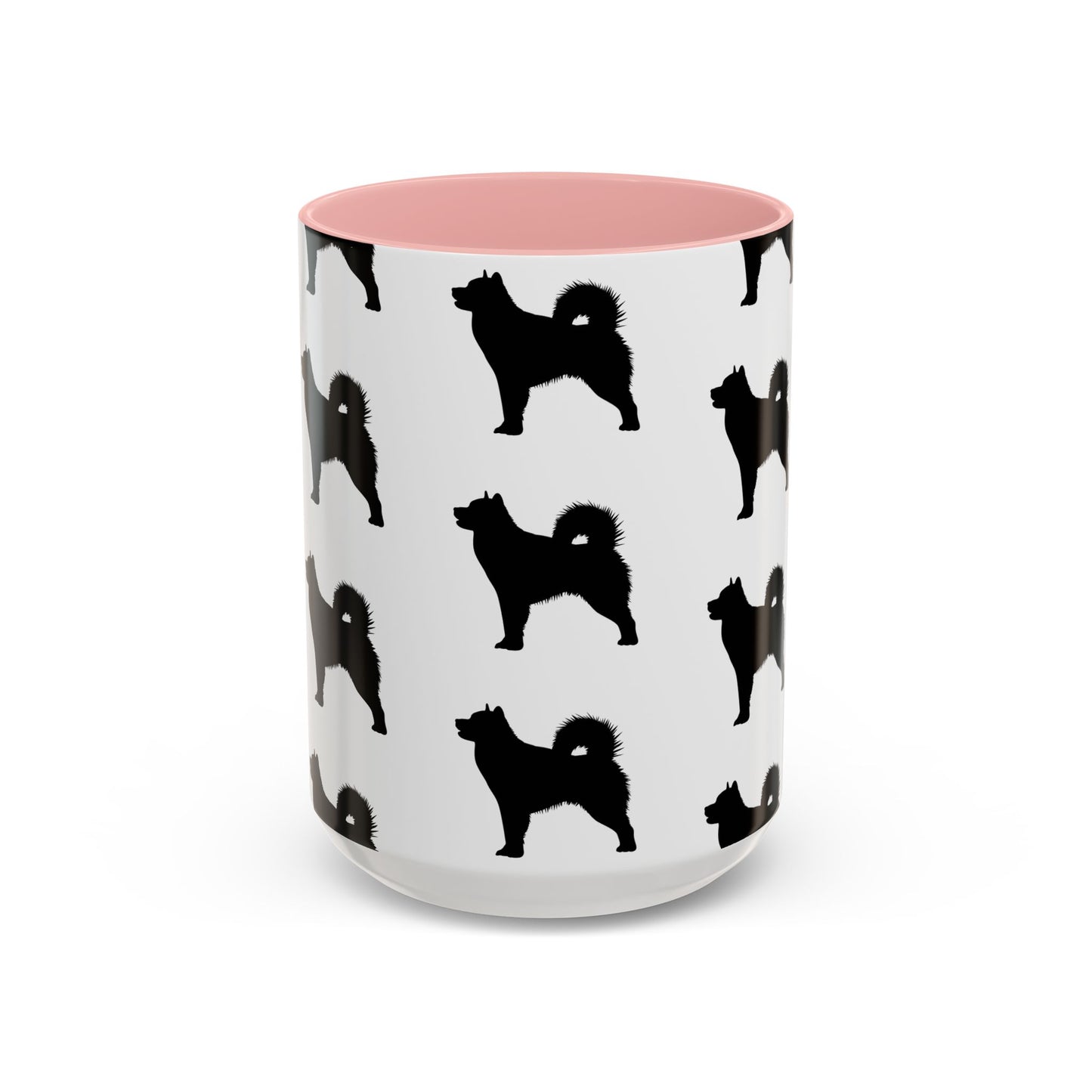 Malamute Silhouette 2-Tone Coffee Mug