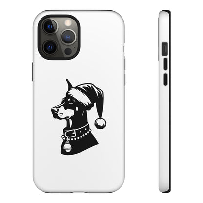 Santa Paws Doberman iPhone Case