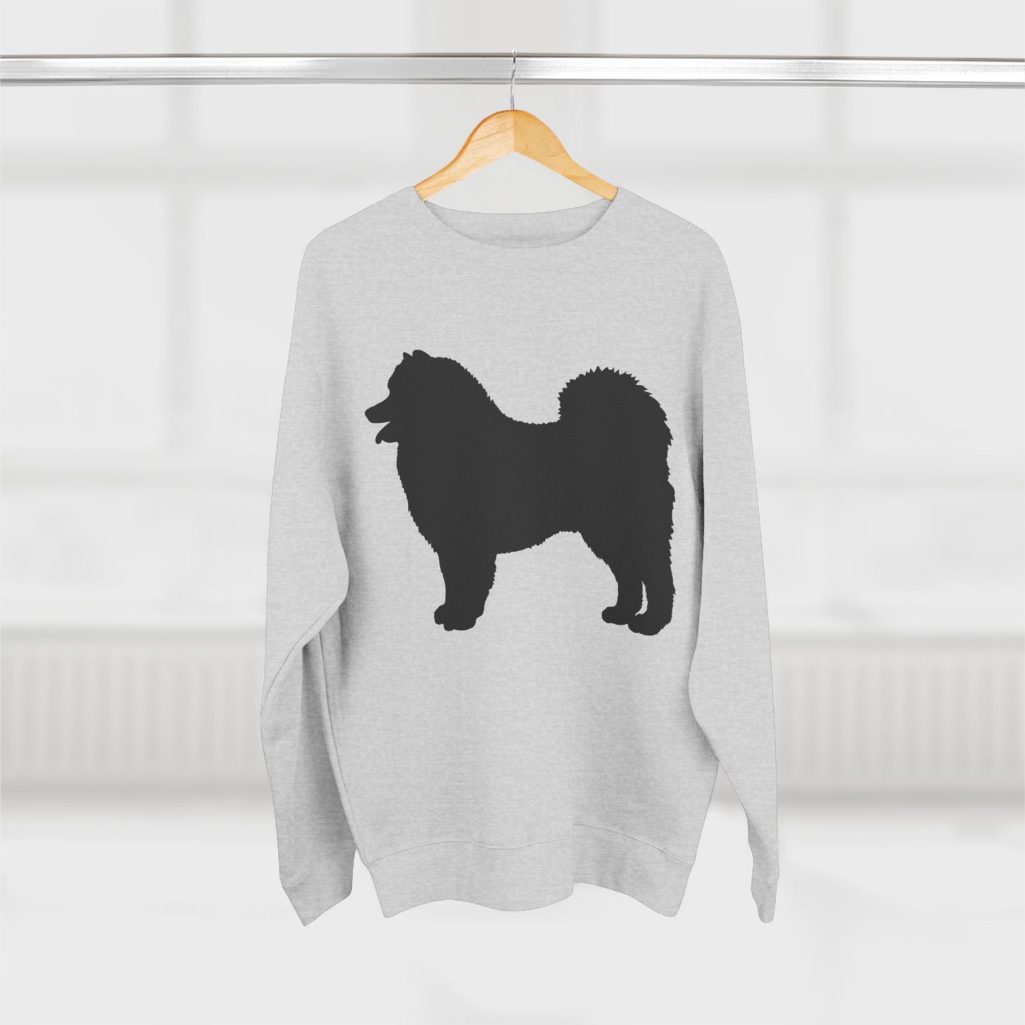 Samoyed Silhouette Unisex Crewneck Sweatshirt