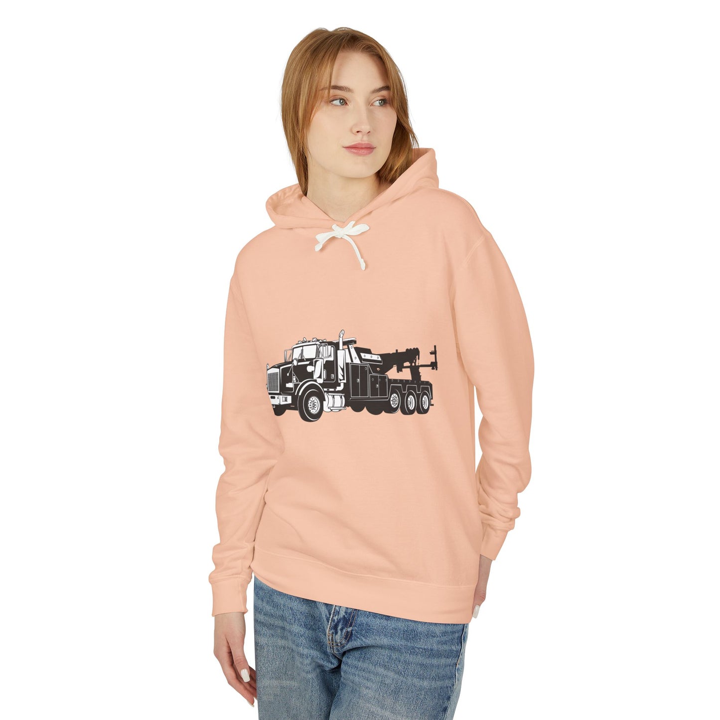 Heavy Tow Truck Unisex Lightweight Hoodie
