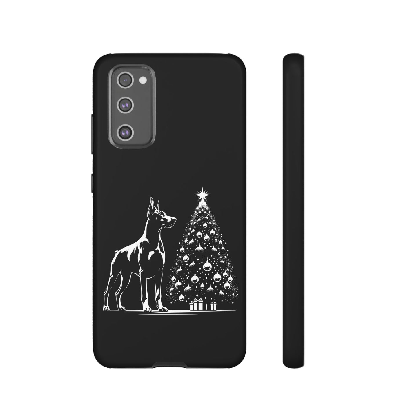 Doberman Christmas Tree Samsung Case