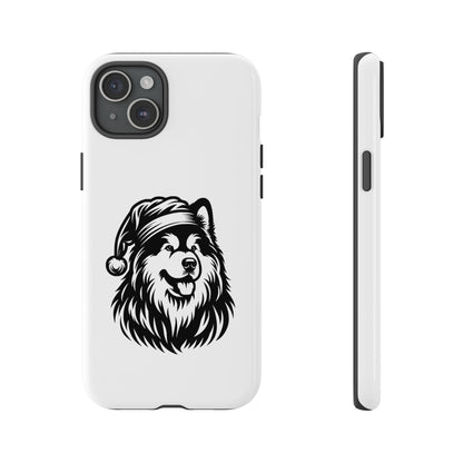 Santa Paws Malamute iPhone Case