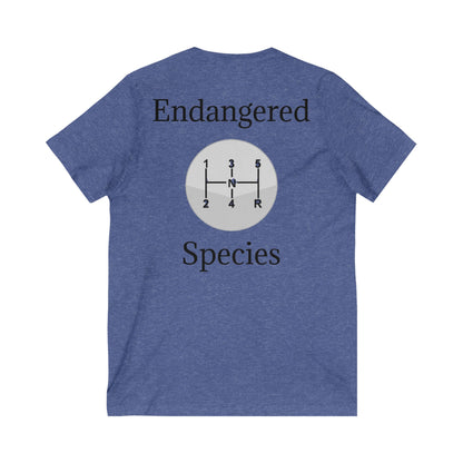 Endangered Species Unisex Short Sleeve V-Neck Tee