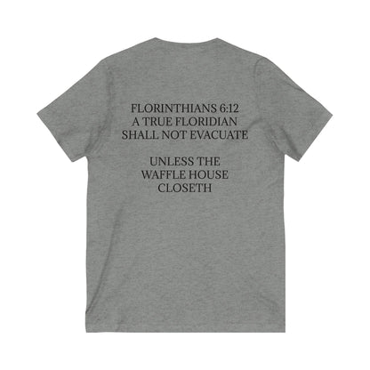 Florinthians 6:12 Unisex Short Sleeve V-Neck Tee