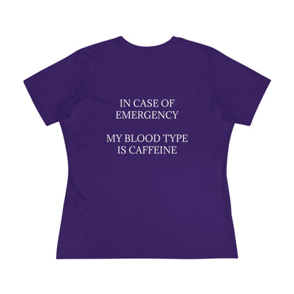 Blood Type Women's Short Sleeve Crewneck Tee