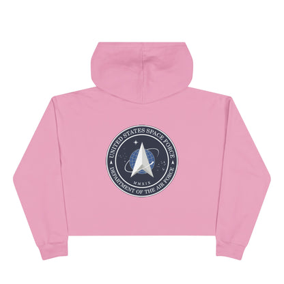 US Space Force Women's Crop Hoodie