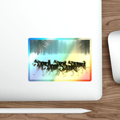 Mush On Holographic Sticker