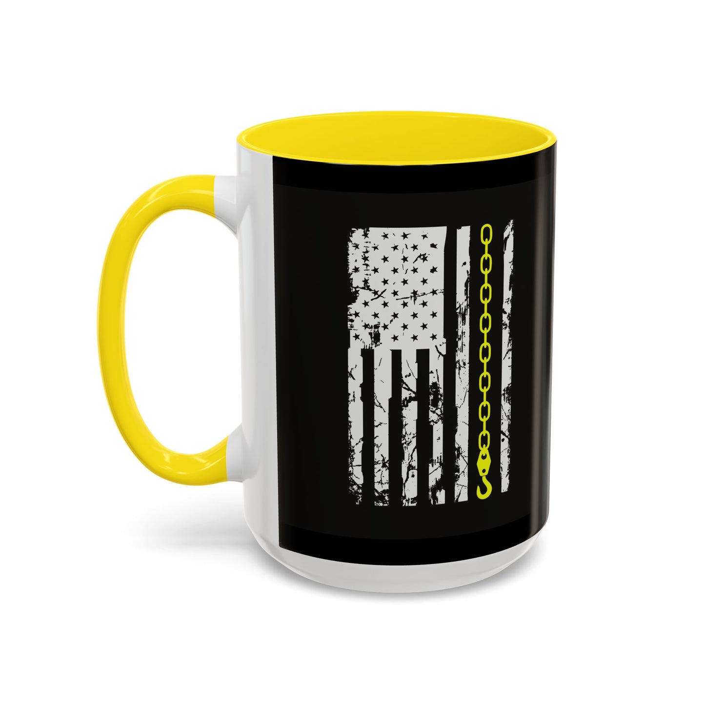 Thin Yellow Line 2-Tone Coffee Mug