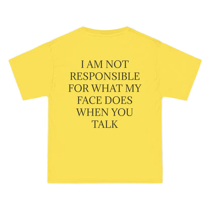 When You Talk Men's Short-Sleeve Crewneck Tee