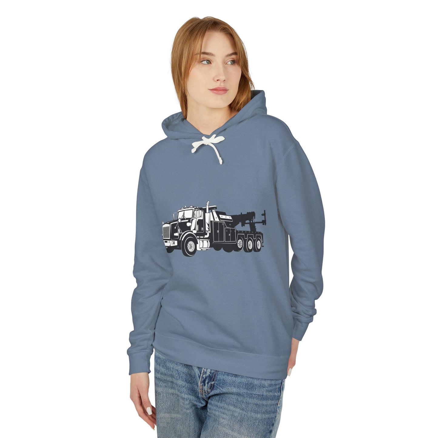 Heavy Tow Truck Unisex Lightweight Hoodie