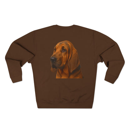 Bloodhound Head Unisex Crewneck Sweatshirt