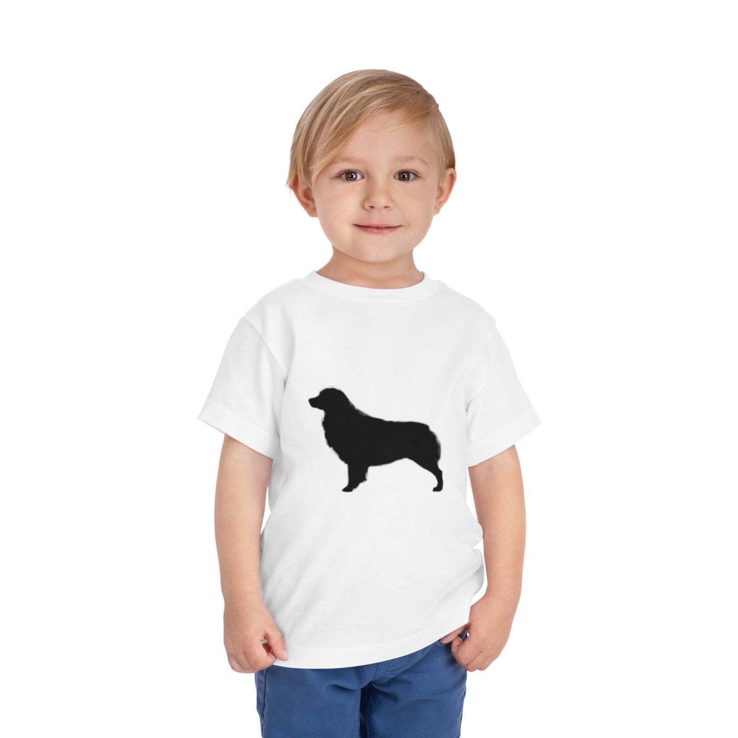 Aussie Silhouette Toddler Unisex Short Sleeve Crewneck Tee