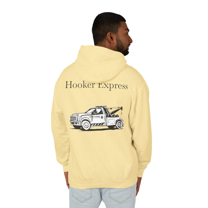 H**ker Express Wheel Lift Tow Truck Unisex Lightweight Hoodie