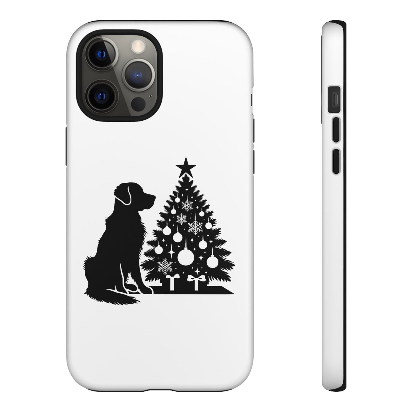 Golden Christmas Tree iPhone Case