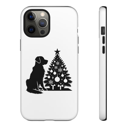 Golden Christmas Tree iPhone Case
