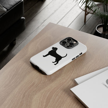 Bloodhound Silhouette iPhone Case
