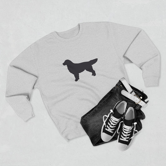 Golden Silhouette Unisex Crewneck Sweatshirt