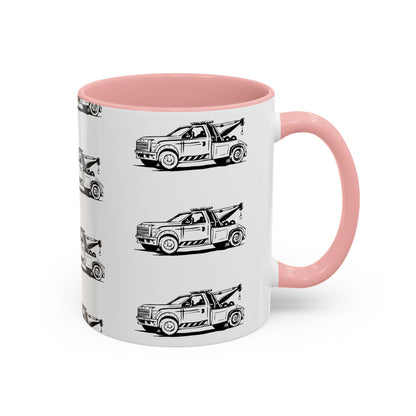 Wheel Lift Tow Truck 2-Tone Coffee Mug