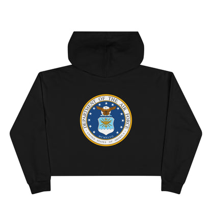 US Air Force Women's Crop Hoodie