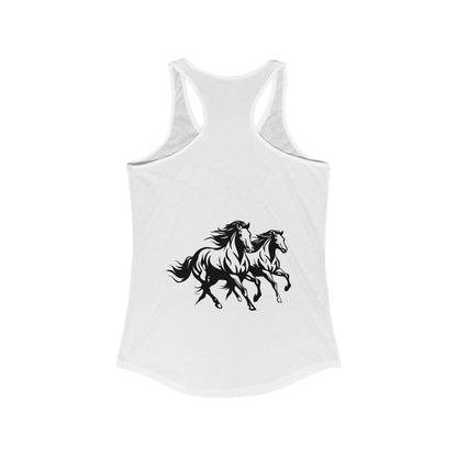 Horsin' Around Women's Racerback Tank