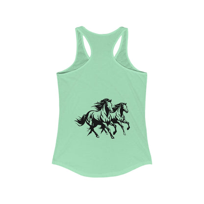 Horsin' Around Women's Racerback Tank