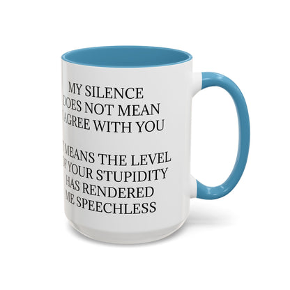Speechless 2-Tone Coffee Mug