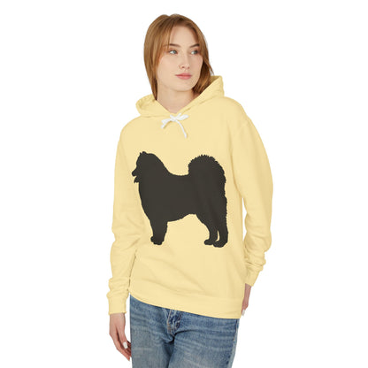 Samoyed Silhouette Unisex Lightweight Hoodie