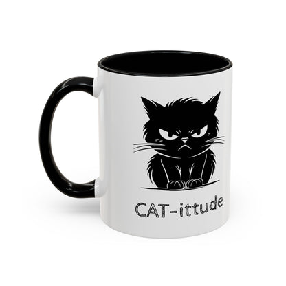 CAT-ittude 2-Tone Coffee Mug