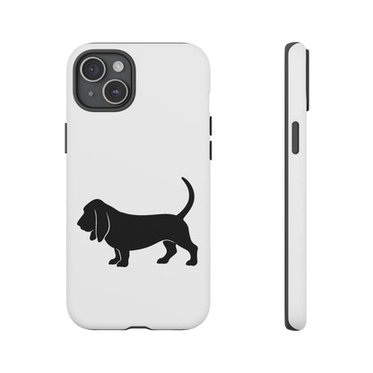 Basset Hound Silhouette iPhone Case