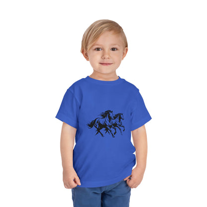 Horsin' Around Toddler Unisex Short Sleeve Crewneck Tee