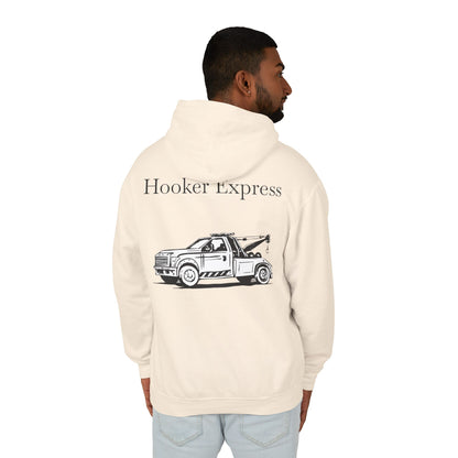 H**ker Express Wheel Lift Tow Truck Unisex Lightweight Hoodie