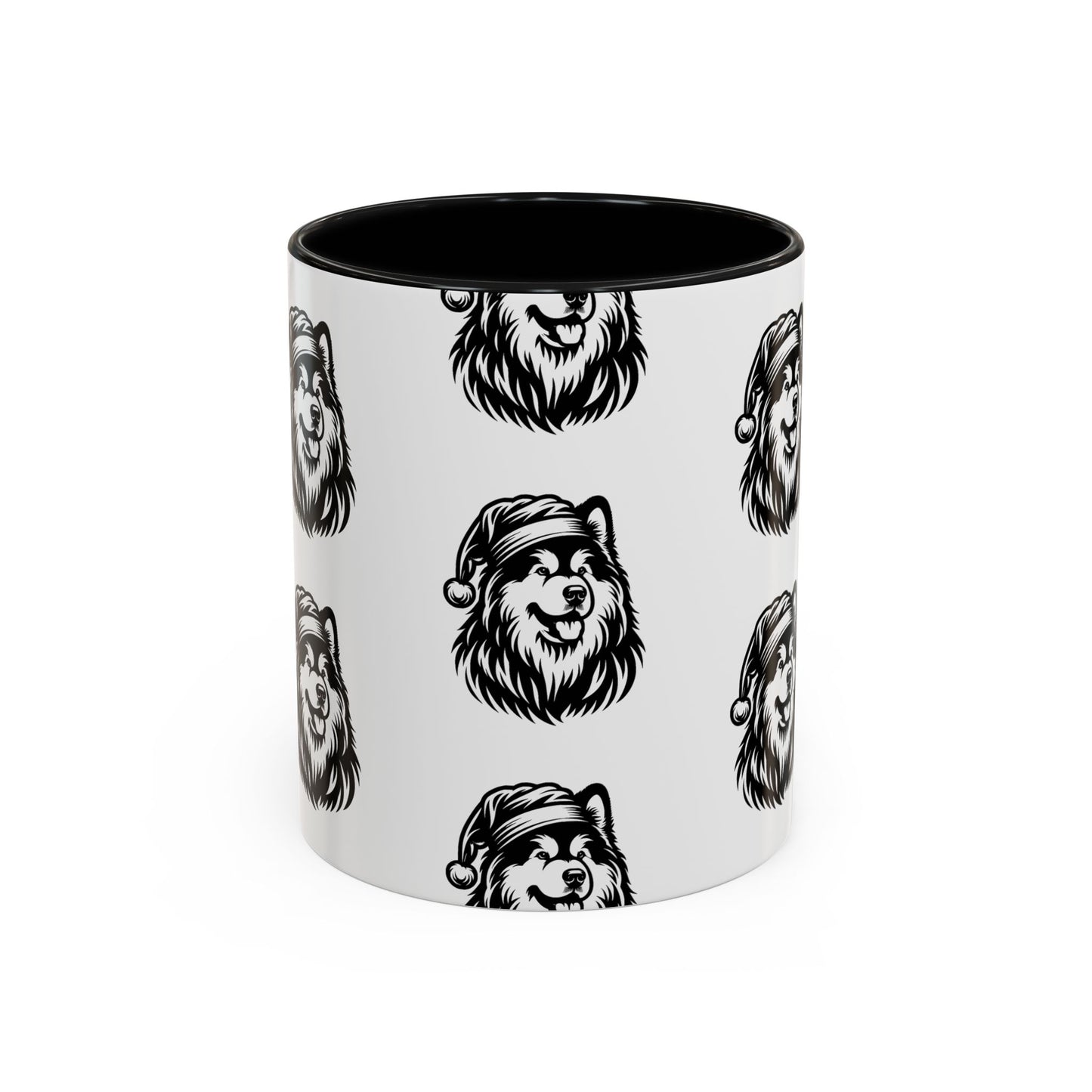 Santa Paws Malamute 2-Tone Coffee Mug