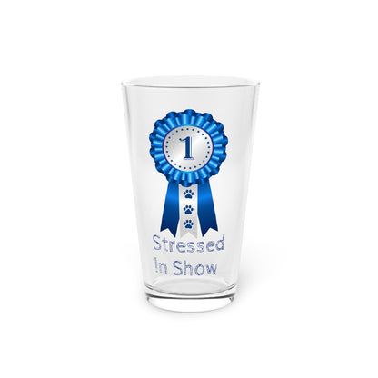 Stressed In Show Drinking Glass